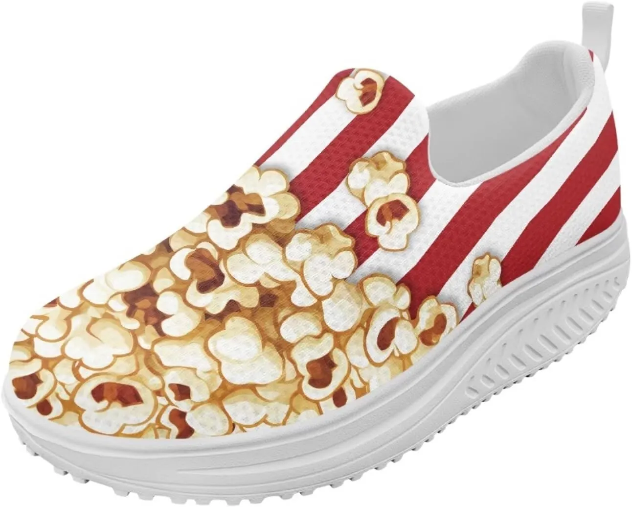 Women Slip-on Platform Loafers Casual Comfortable Loafer Shoes Slip Resistant Walking Sneaker