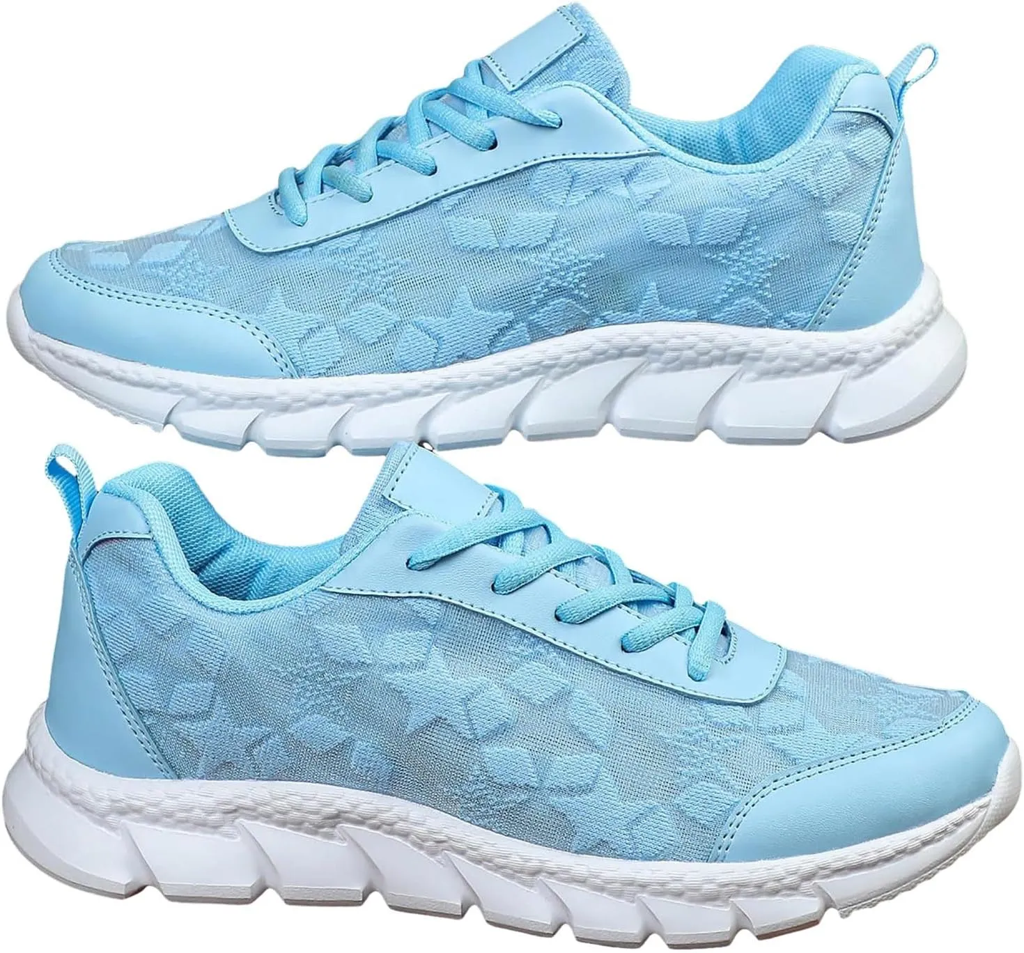 Women Walking Running Shoes Comfortable Soft Sole Breathable Sports Shoes Fashionable Mesh Casual Sneaker for Women Non Slip Workout Gym Sports Athletic Fashion Sneakers