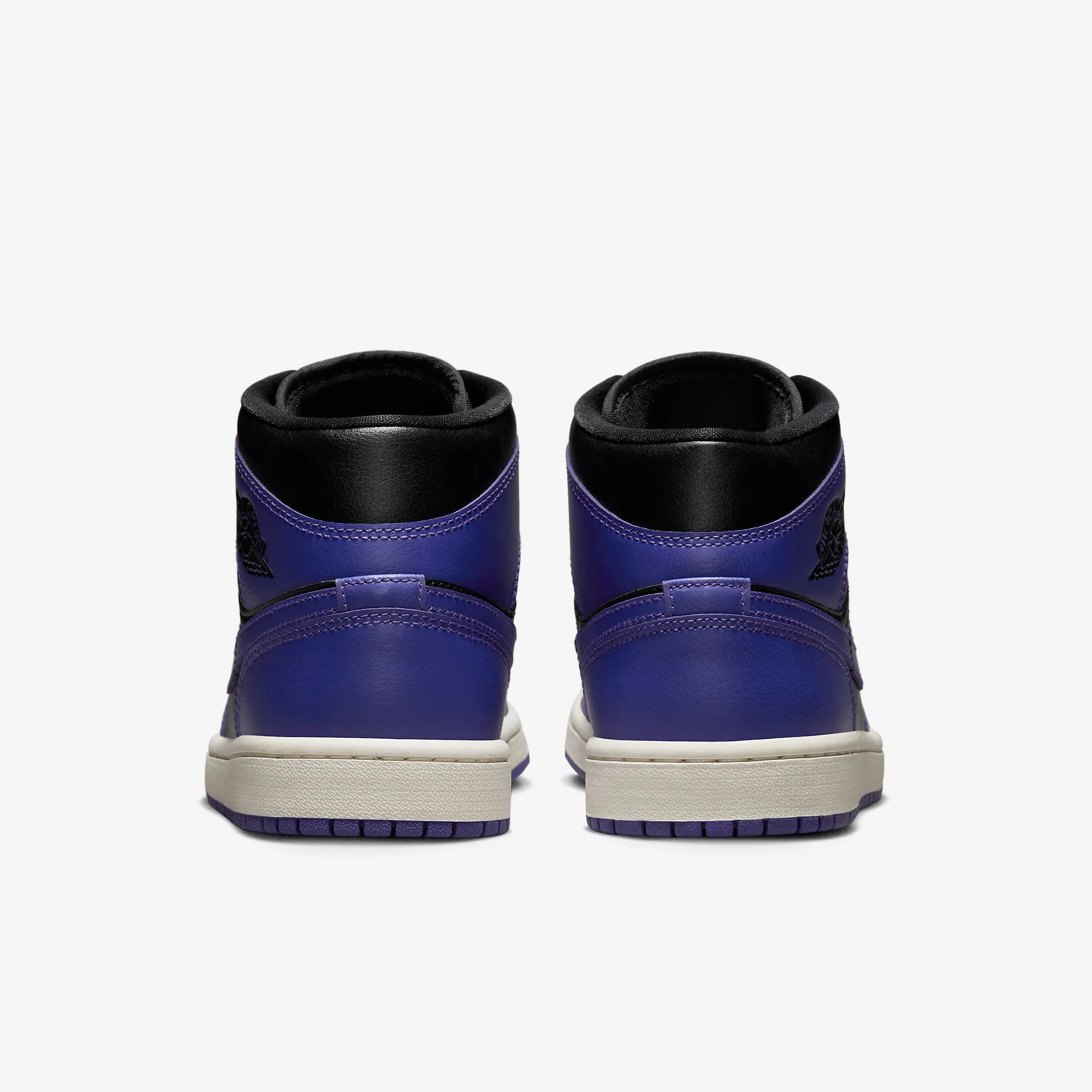 Women's Air Jordan 1 Mid (Dark Concord/Black/Sail)(BQ6472-051)