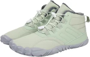 Womens Barefoot Shoes Casual Winter Snow Boots Waterproof Snow Boots Lightweight Fur Lined Shoes Trail Running Sneakers