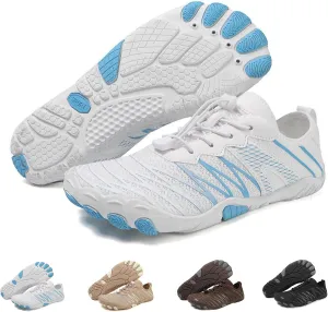 Women's Barefoot Shoes with Neuropathy, Grounding, Orthopedic, Non-Slip, Anti-Slip, All-Day Comfort, Wide Toe Box, Adaptive Arch Support, Lightweight, Flexible, Black, One Size