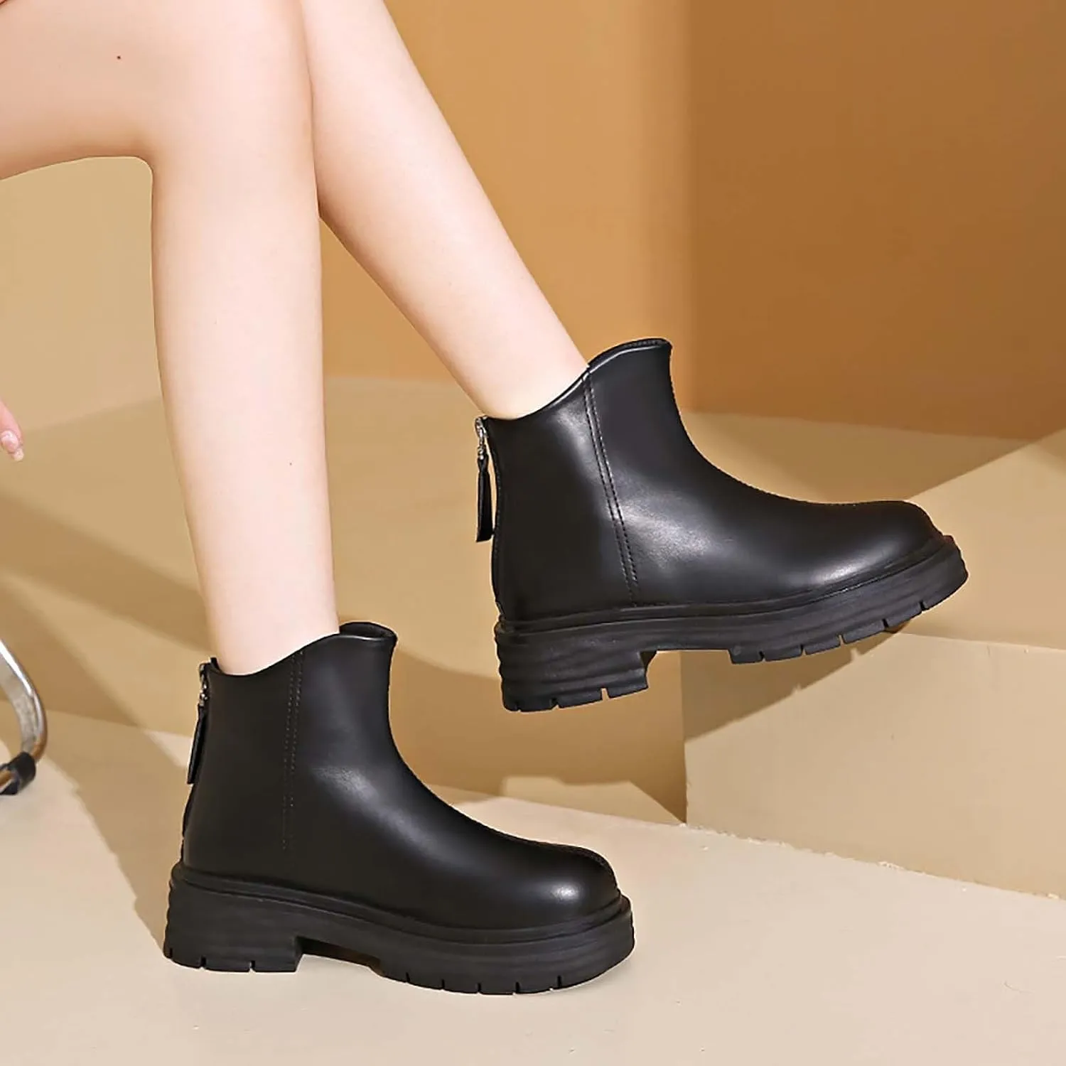 Womens Booties Low Heel Fall Boots for Women 2024 Gray Boots Woman Womens Slouch Boots Black Lace Up Ankle Boots for Women Dressy Ankle Booties for Women Dressy