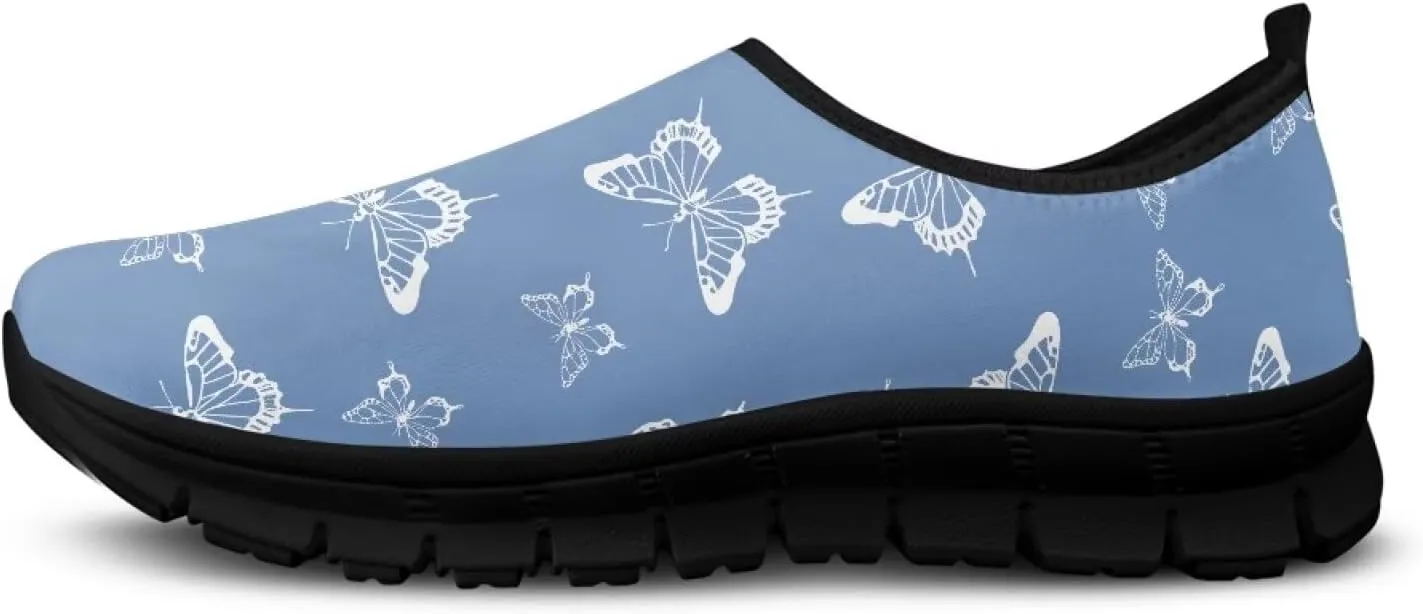 Women's Casual Sneakers Lightweight Breathable Running Shoes Comfort Non Slip Sports Shoes Slip On Sneakers Soft Loafers Walking Outdoor Travel Shoes US 5.5-11.5