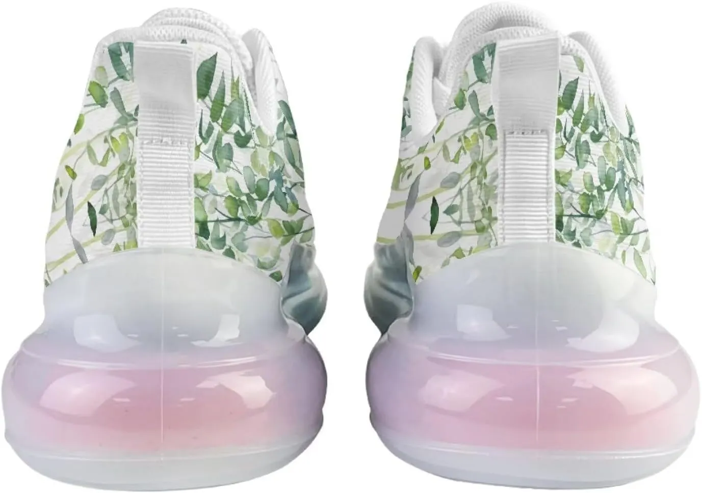 Women's Flower Sneakers Cozy Breathable Lightweight Non-Slip Air Cushion Outdoor Running Shoes for Women US 6-11