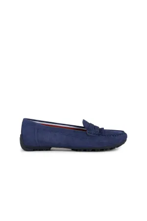 Womens Kosmopolis   Grip Loafers - Navy