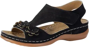 Womens Orthopedic Sandals Summer Casual Flip Flops Arch Support Adjustable Straps Thick Cushion Comfortable Walking Beach Shoes