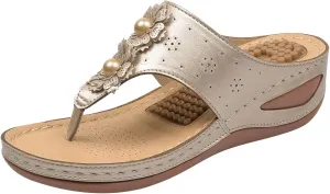 Womens Orthopedic Sandals With Arch Support Summer Casual Flip Flops Adjustable Buckle Beach Walking Shoes Breathable Mesh Quick Dry Sport Sandals Orthopedic Shoes for Women
