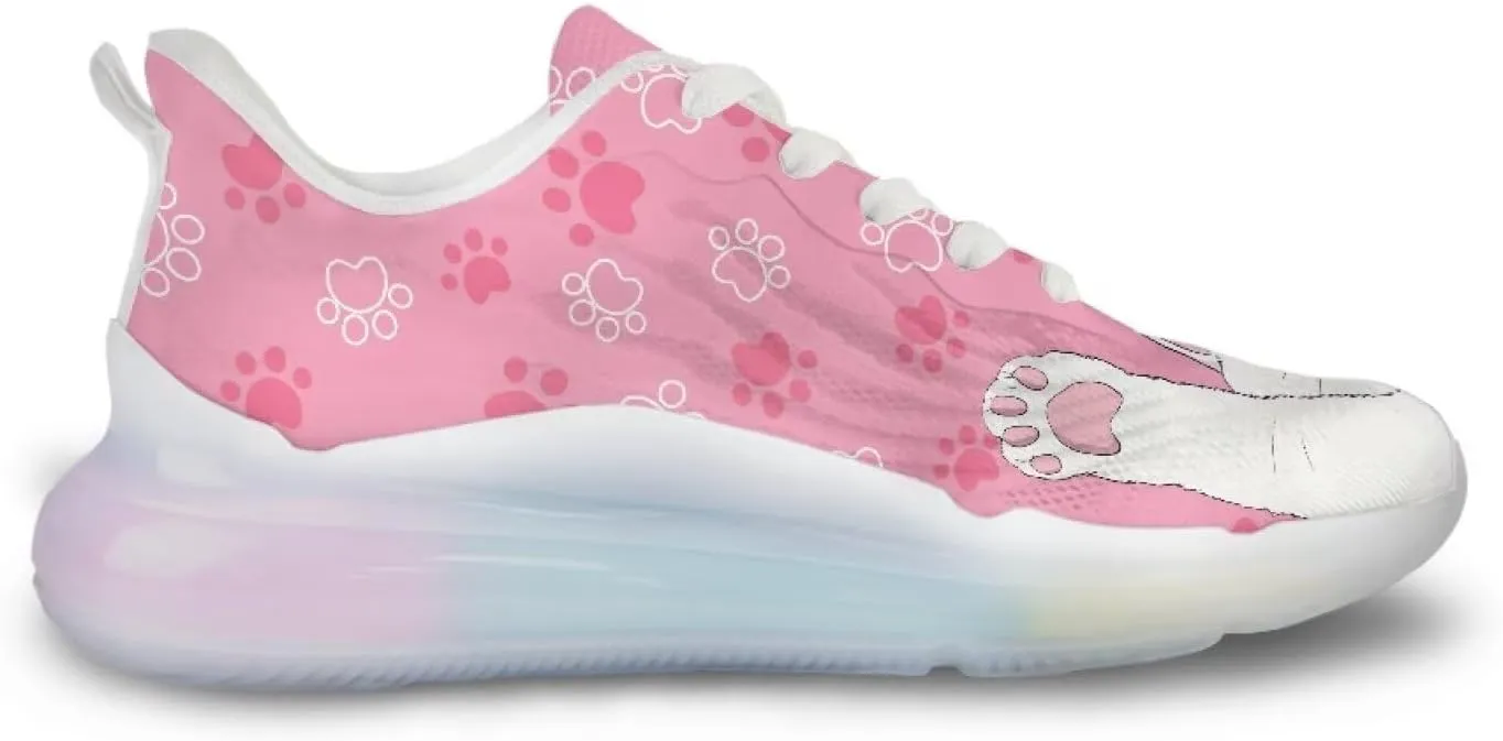 Women's Shoes Comfortable Low Top Air Cushion Workout Walking Sneaker Lightweight Non-Slip Footwear Running Shoes Women US 6-11