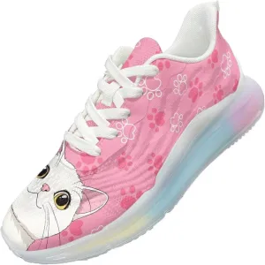 Women's Shoes Comfortable Low Top Air Cushion Workout Walking Sneaker Lightweight Non-Slip Footwear Running Shoes Women US 6-11