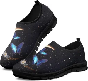 Women's Sneakers Casual Breathable Tennis Workout Sneakers Slip-On Non-Slip Yoga Running Walking Shoes for Women US 5.5-11.5