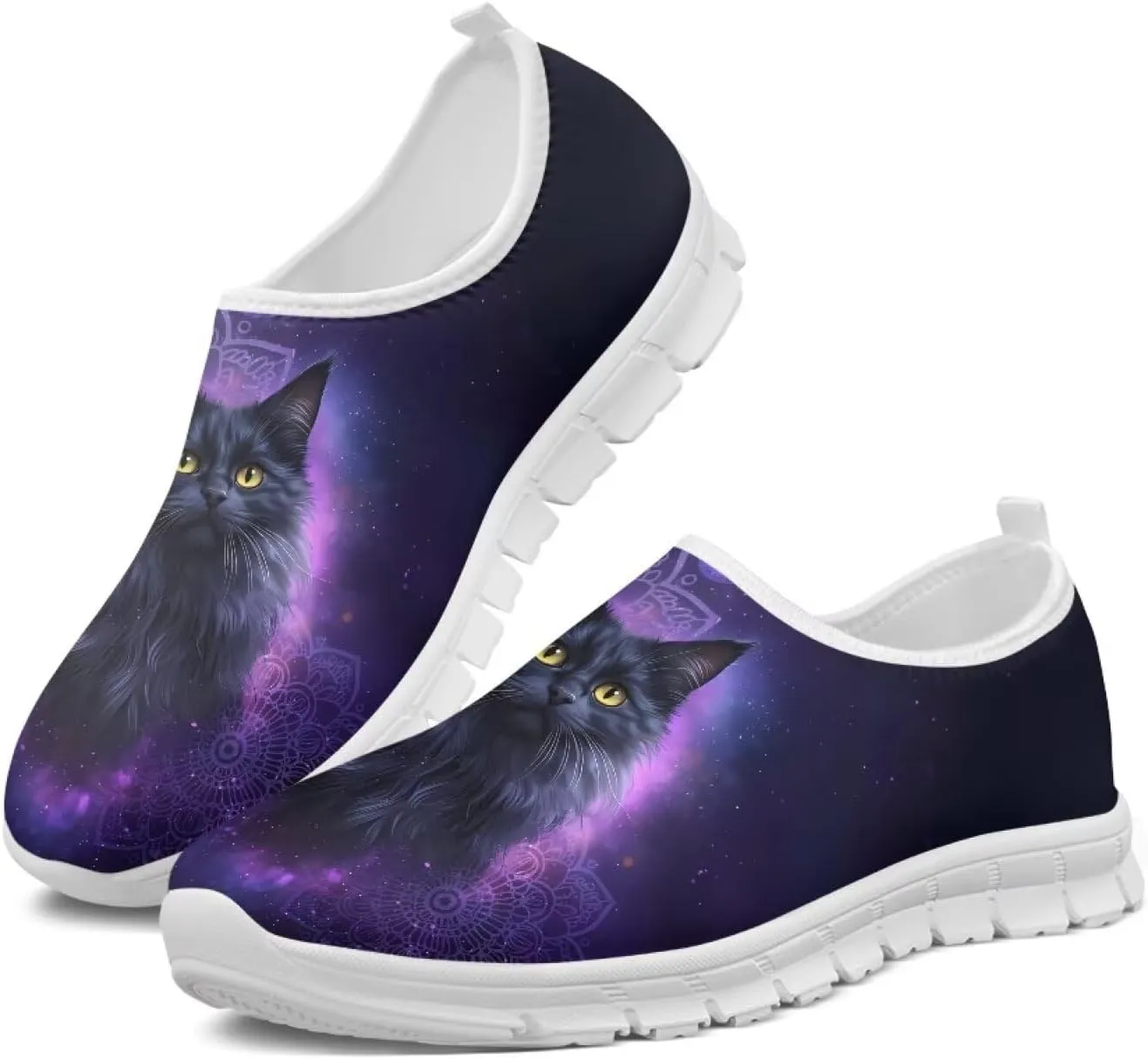 Women's Sneakers Casual Breathable Tennis Workout Sneakers Slip-On Non-Slip Yoga Running Walking Shoes for Women US 5.5-11.5