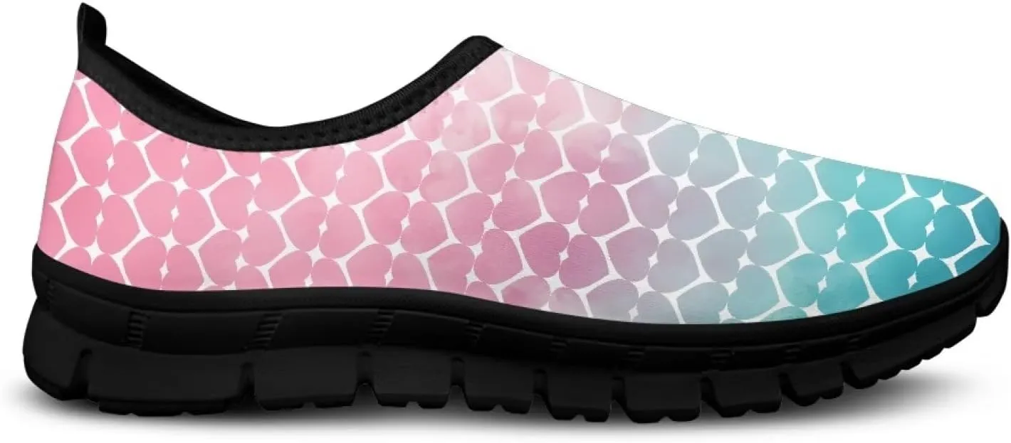 Women's Sneakers Casual Breathable Tennis Workout Sneakers Slip-On Non-Slip Yoga Running Walking Shoes for Women US 5.5-11.5