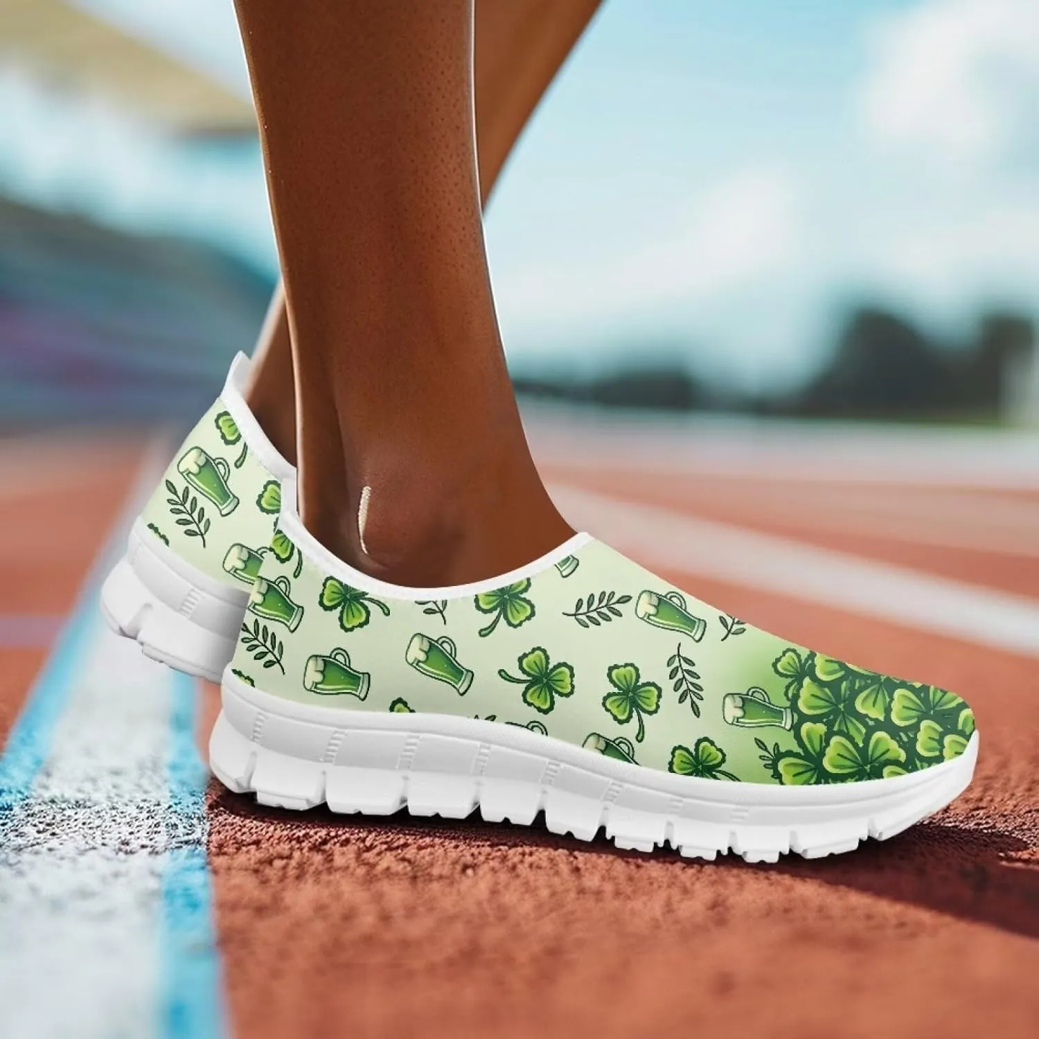 Women's Sneakers Casual Breathable Tennis Workout Sneakers Slip-On Non-Slip Yoga Running Walking Shoes for Women US 5.5-11.5