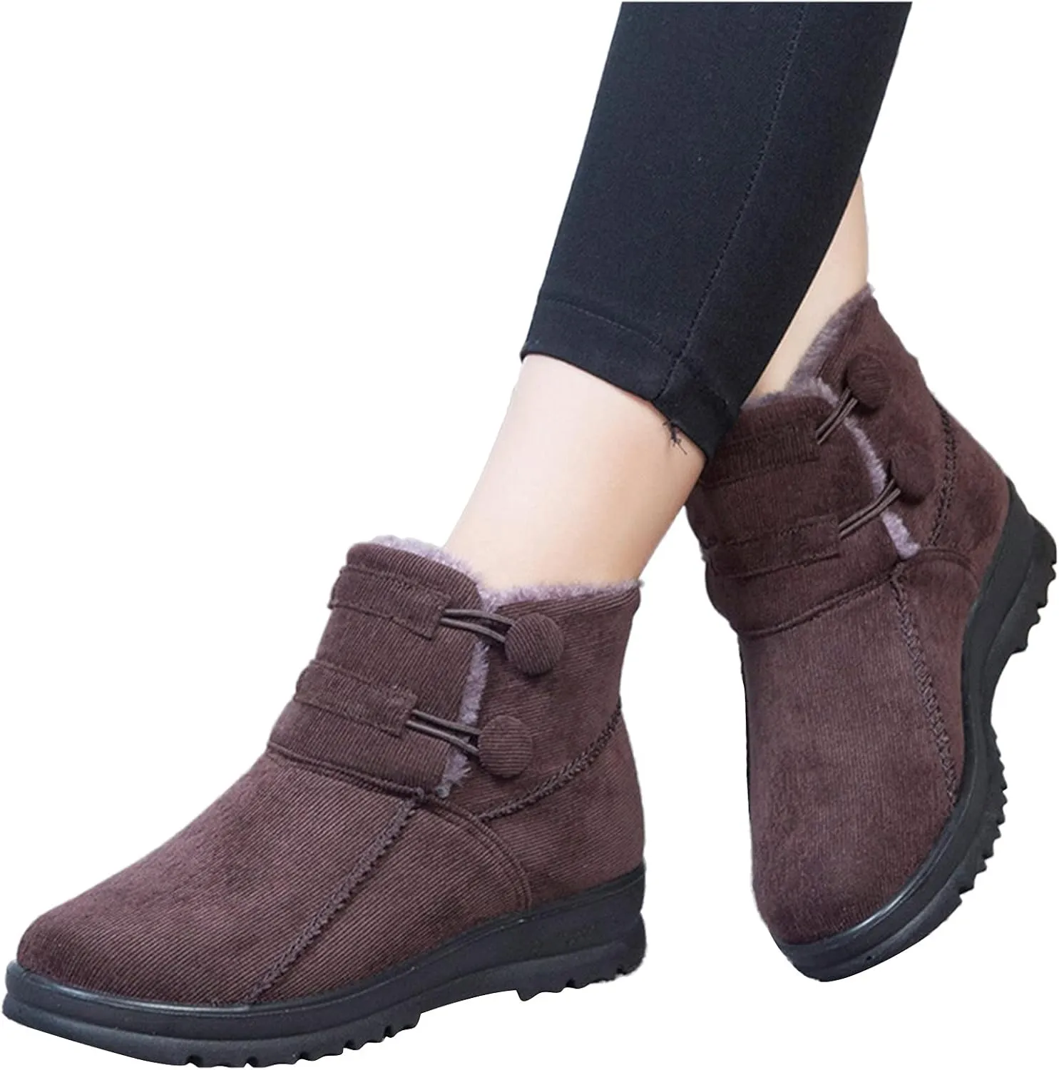 Women's Snow Boots Winter Snow Boots Women Size 8 Winter Ankle Shoes for Women Waterproof Snow Size 11 Wide Winter Boots for Women Botas De Frio De Mujer