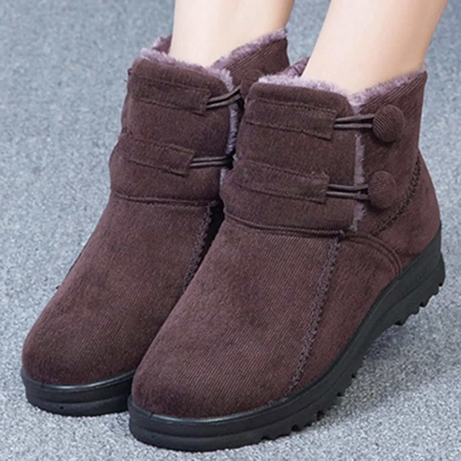 Women's Snow Boots Winter Snow Boots Women Size 8 Winter Ankle Shoes for Women Waterproof Snow Size 11 Wide Winter Boots for Women Botas De Frio De Mujer