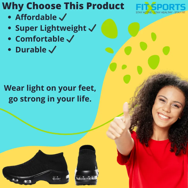 Women's Walking Shoes Fashionable Women's Running Shoes Air Shoes Breathable Slip-On Sneakers