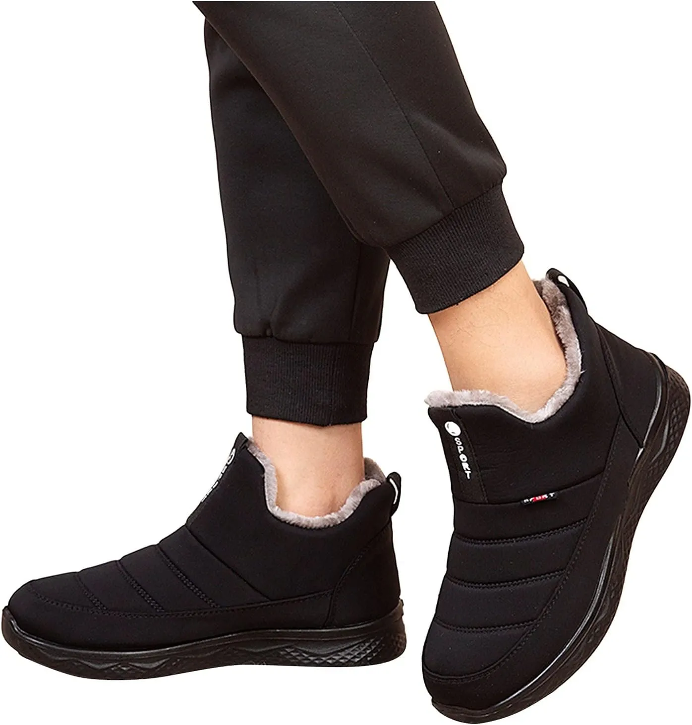 Womens Waterproof Winter Boots Wide Width Womens Winter Boots Wide Width Snow Boots for Women Wide Waterproof Womens Winter Snow Walking Shoes Botas Impermeables Para Mujer De Trabajo