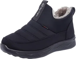Womens Waterproof Winter Boots Wide Width Womens Winter Boots Wide Width Snow Boots for Women Wide Waterproof Womens Winter Snow Walking Shoes Botas Impermeables Para Mujer De Trabajo
