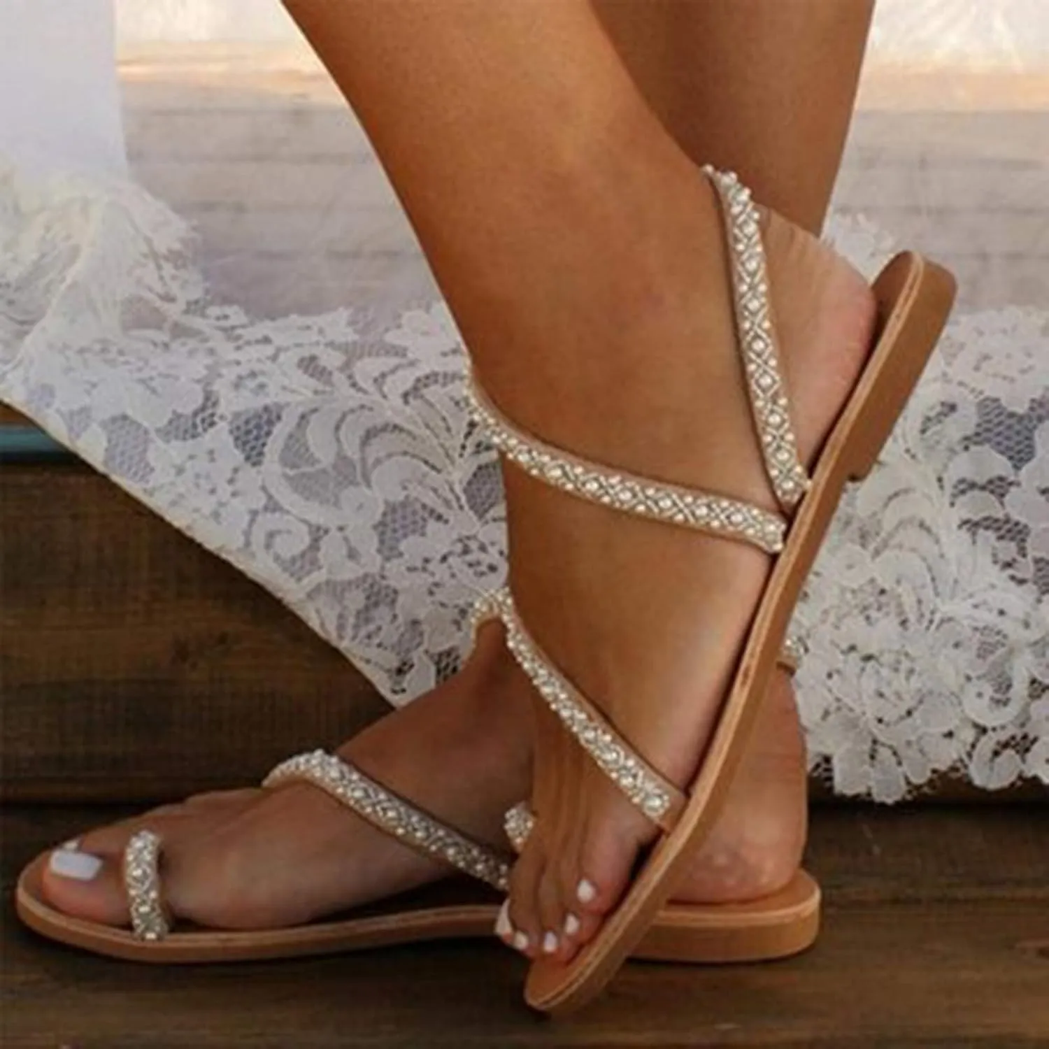 Womens Wedge Platform Sandals Open Toe Ankle Strap Dressy Summer Shoes Comfortable Espadrille Slides for Casual Beach Walking Vacation Orthopedic Shoes for Women