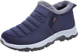 Womens Winter Snow Boots Cute Womens Slip on Winter Boots Platform Womens Size 9 Winter Boots Zip Up Boots for Walking on Snow and Ice Women Womens Size 10 Black Winter Boots