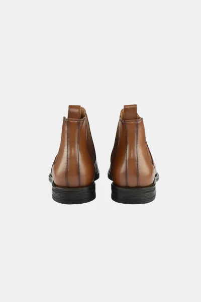 Yago Gusset Dress Shoes - Tan