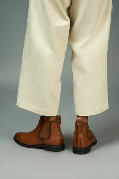 Yago Gusset Dress Shoes - Tan