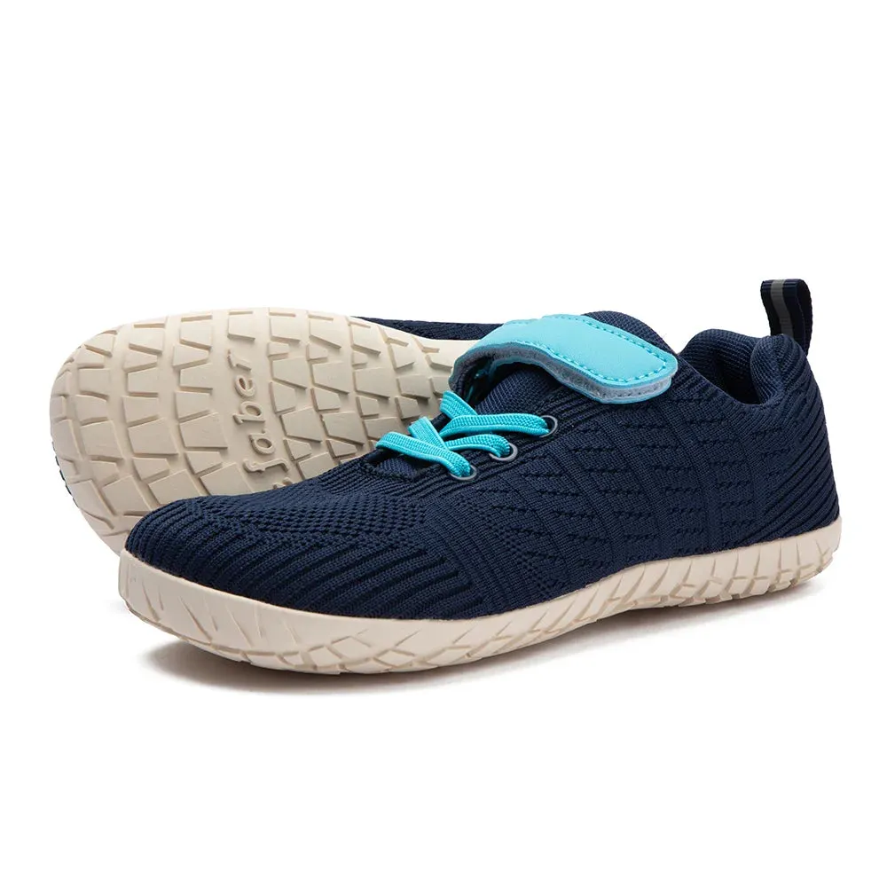 ZZFABER Barefoot Sneaker Kids Mesh Flexible Shoes Soft Casual Shoes