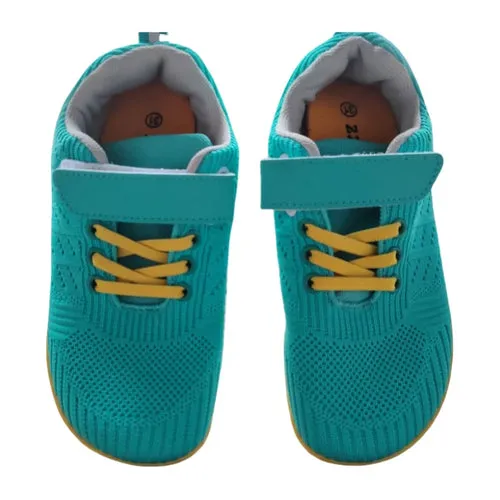 ZZFABER Barefoot Sneaker Kids Mesh Flexible Shoes Soft Casual Shoes