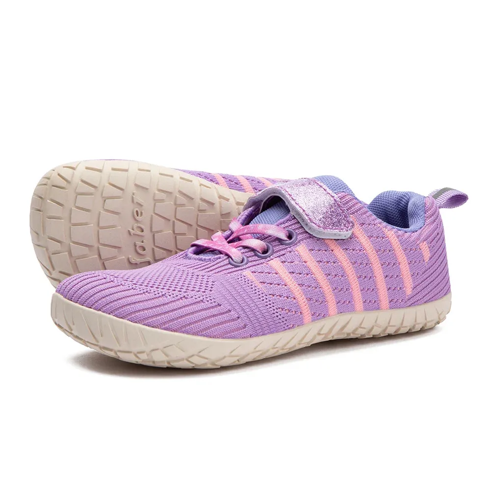 ZZFABER Barefoot Sneaker Kids Mesh Flexible Shoes Soft Casual Shoes