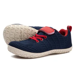 ZZFABER Barefoot Sneaker Kids Mesh Flexible Shoes Soft Casual Shoes